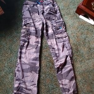 grey camo pants